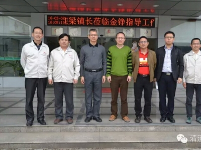 清溪镇镇长走访企业了解节后生产情况